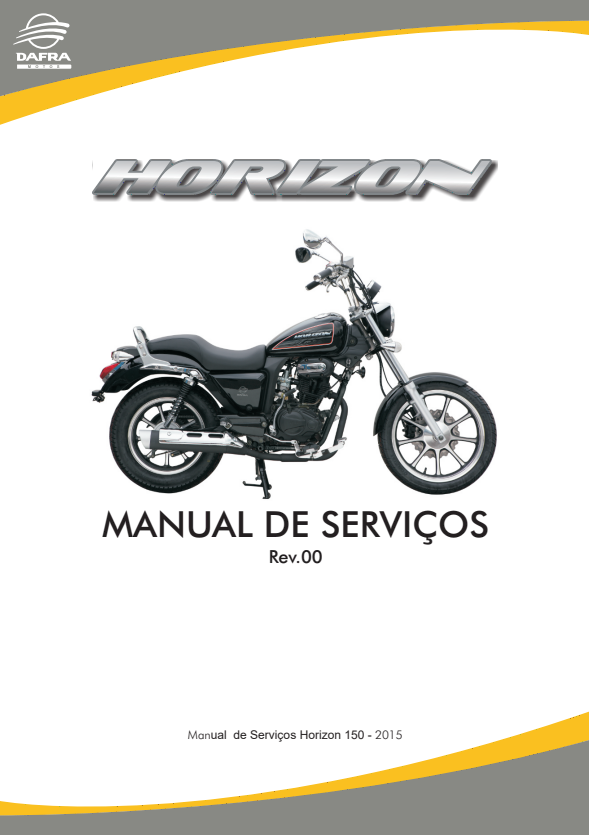 Manual de Serviço Dafra Horizon 150 2015 - PDF