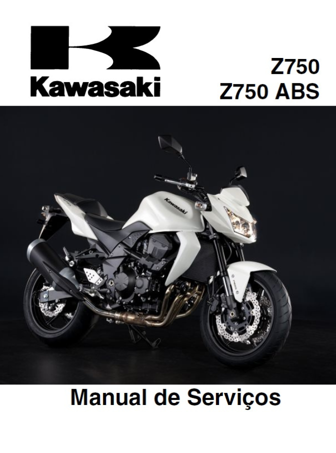 Manual de Serviço Kawasaki Z750 ABS 2011 - PDF
