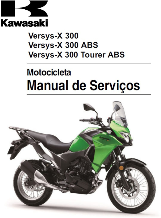 Manual de Serviço Kawasaki Versys X300 2017
