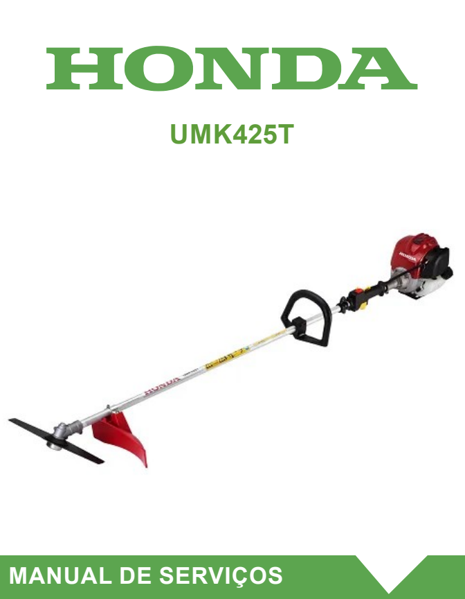 Manual de Serviço Roçadeira Honda UMK425T - PDF