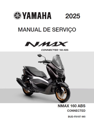 Manual de Serviço Yamaha NMAX 160 CONNECTED ABS 2025 - PDF