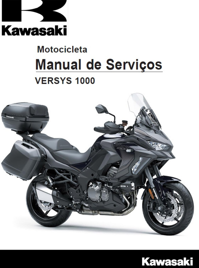 Manual de Serviço Kawasaki Versys 1000 GT 2020 - PDF