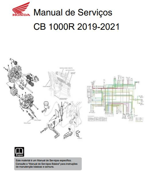 Manual de Serviço Honda CB 1000R 2019-2021 - PDF