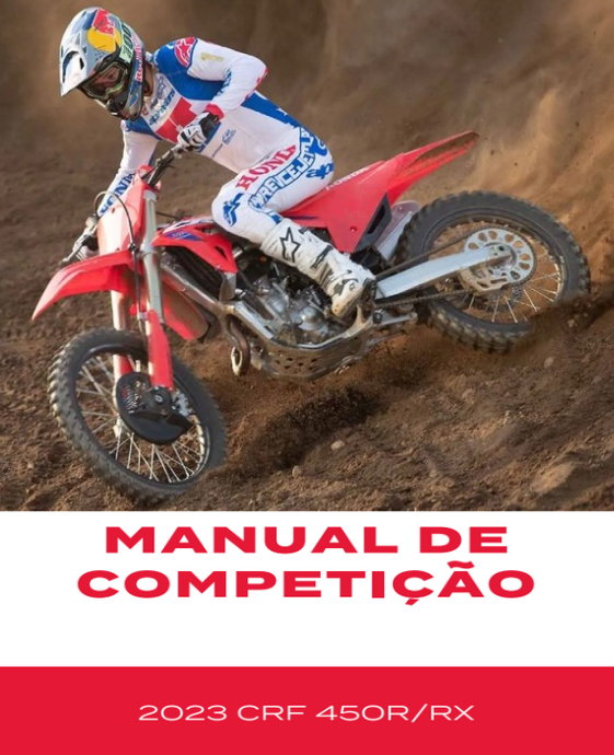 Manual de Serviço Honda CRF 450 R-RX 2023 Competição - PDF