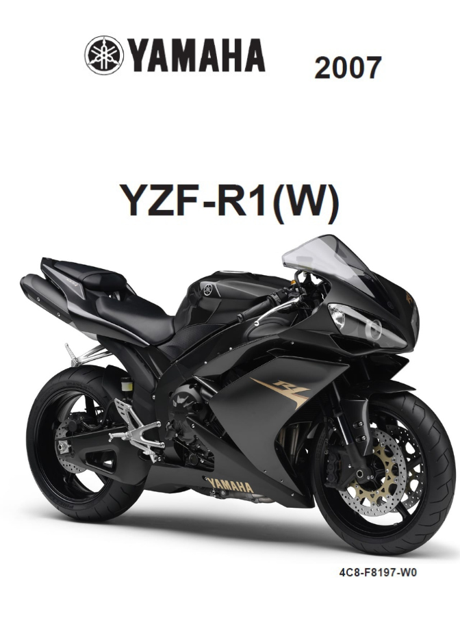 Manual de Serviço Yamaha YZF-R1 1000 2007