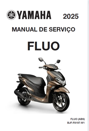 Manual De Serviços – Yamaha – FLUO 125 ABS – 2025