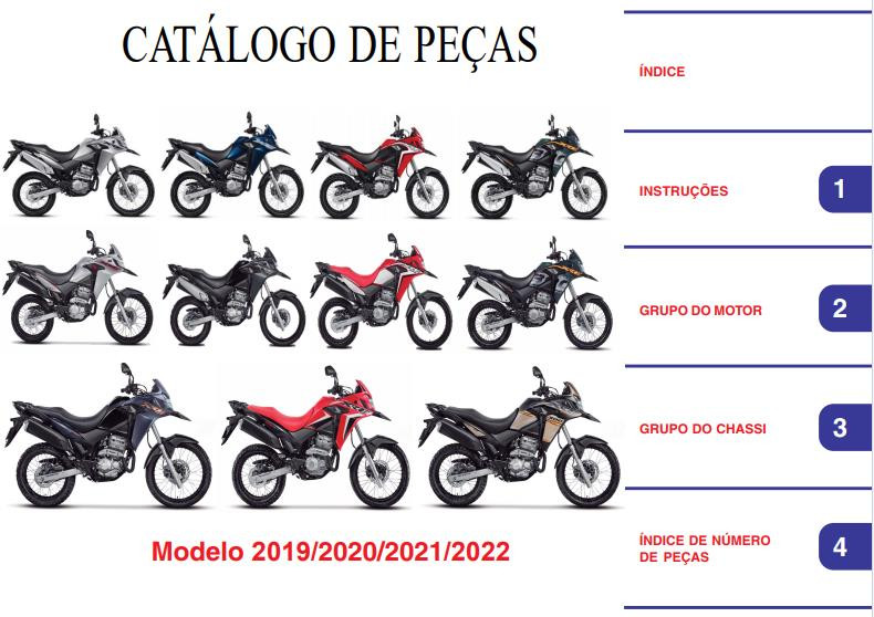 Catálogo de Peças Honda XRE300 2019 - 2022