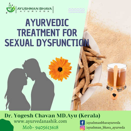 Sexual Dysfunction Ayurvedic Treatment