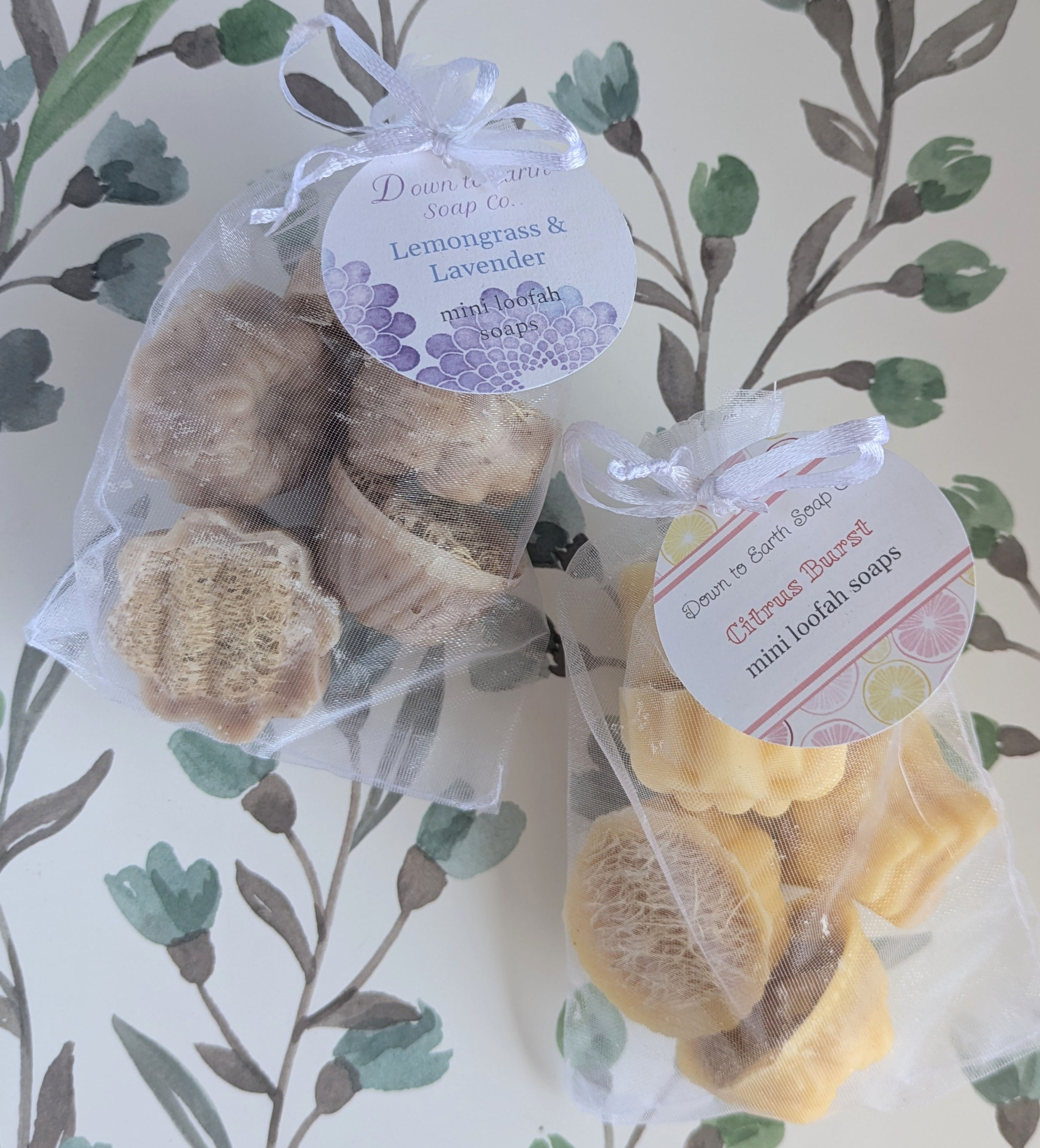 Mini Loofah Soaps