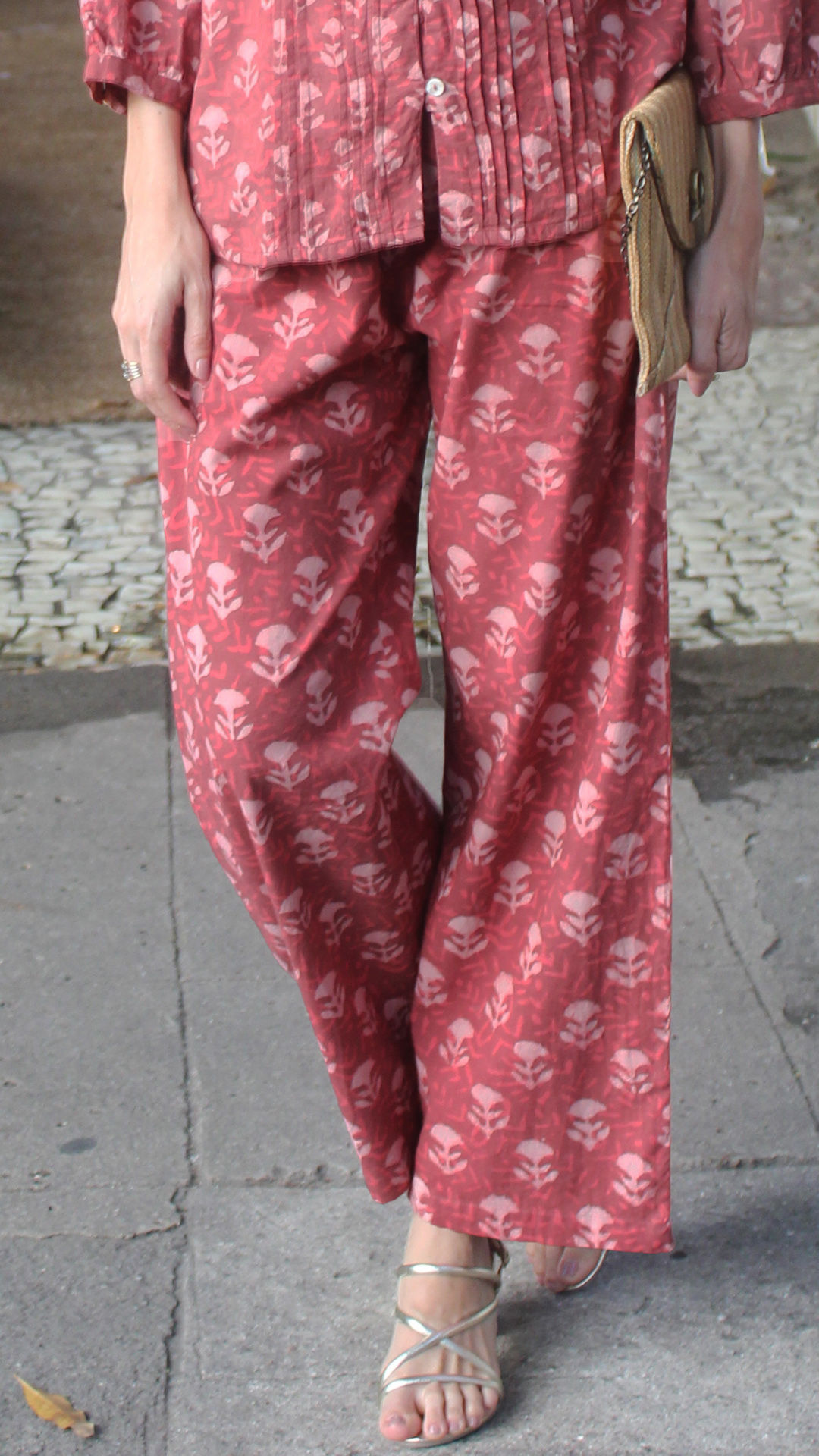 Calça Antibes em tom terracota