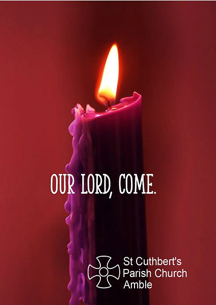 A purple candle covred in dripping wax.