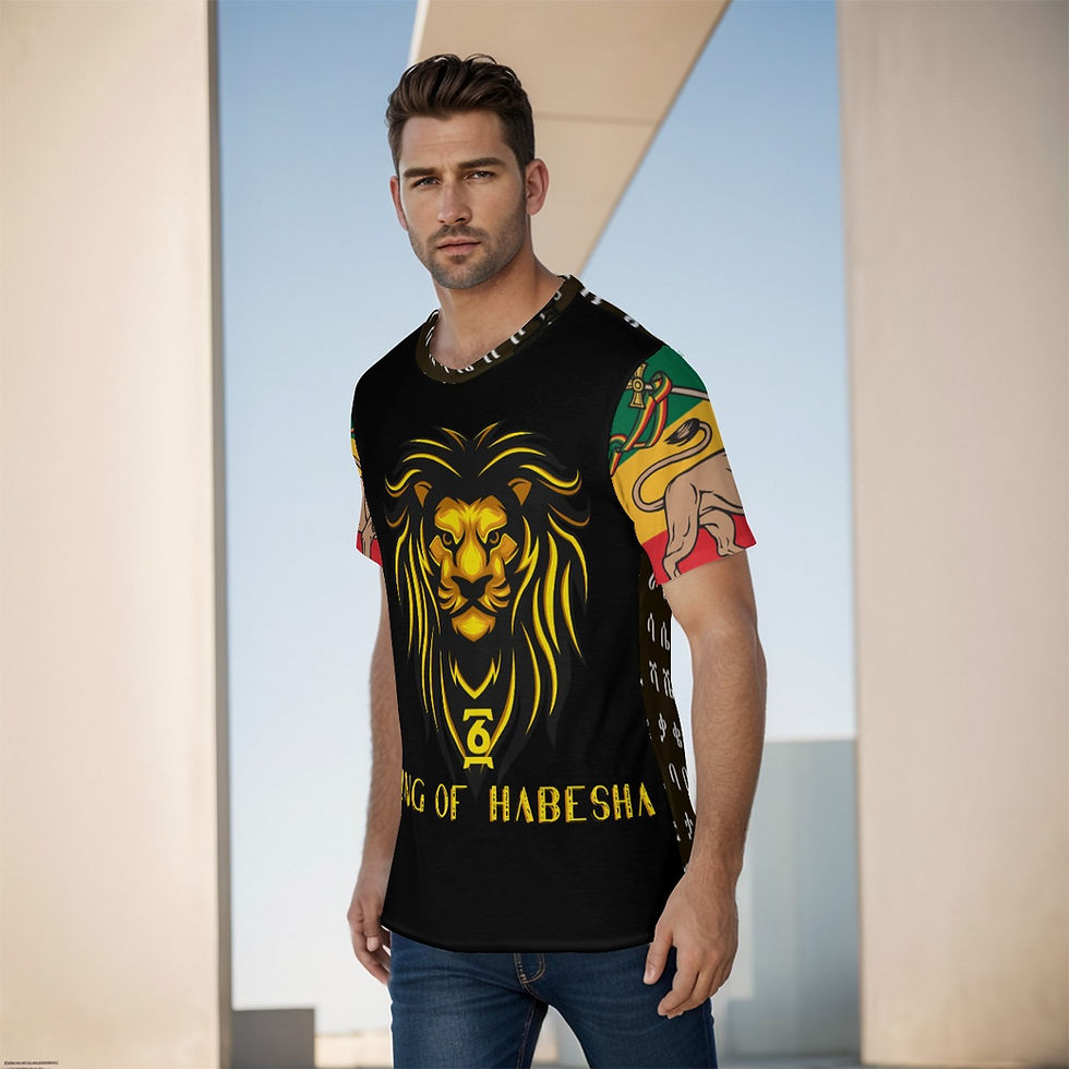 Thumbnail: Habesha King O-Neck T-Shirt