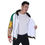 Thumbnail: Ethiopian/Habesha style Men's Heavy Fleece Raglan Zip Up Hoodie with Pocket