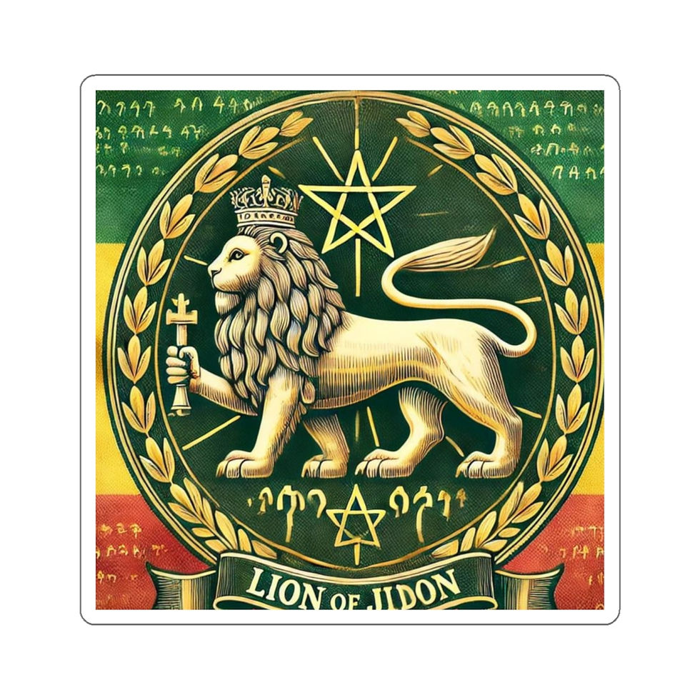 Thumbnail: Lion King Ethiopia Kiss-Cut Stickers