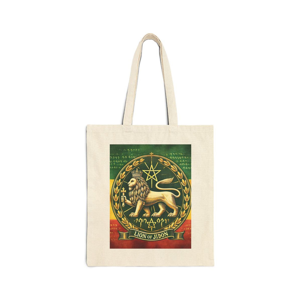Lion Cotton Canvas Tote Bag
