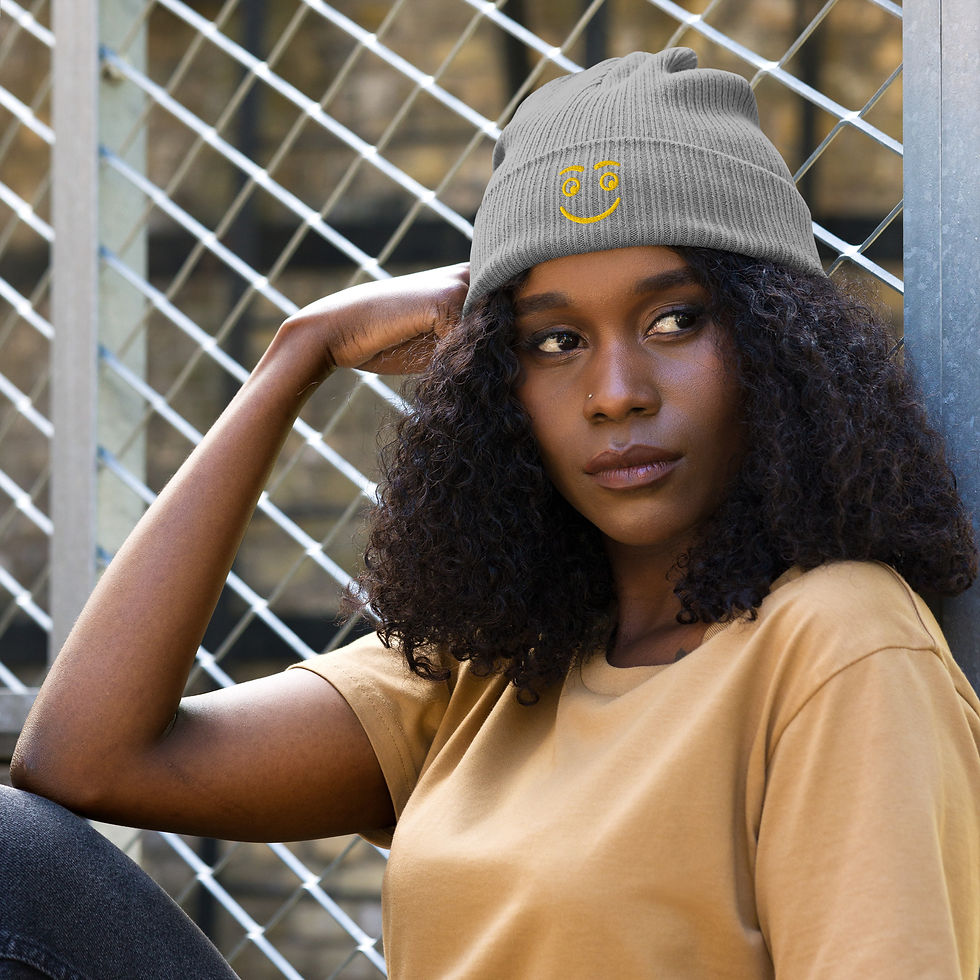 Thumbnail: Organic ribbed beanie