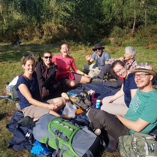 En ruta a Santiago de Compostela con escala en Padron Galicia, España