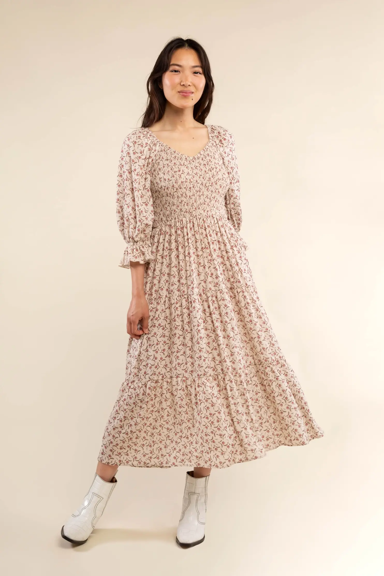 Whimsical Floral Dress