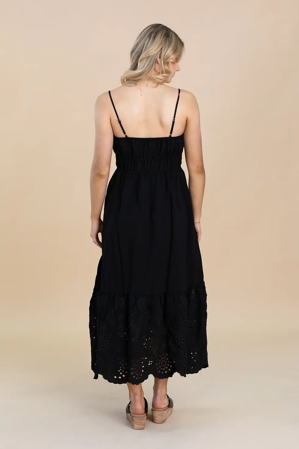 Thumbnail: Eyelet Hem Midi Dress