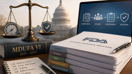 MDUFA VI: Why FDA Device Reviews Are Getting Tougher, Not Faster