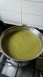 Courgette creme soep