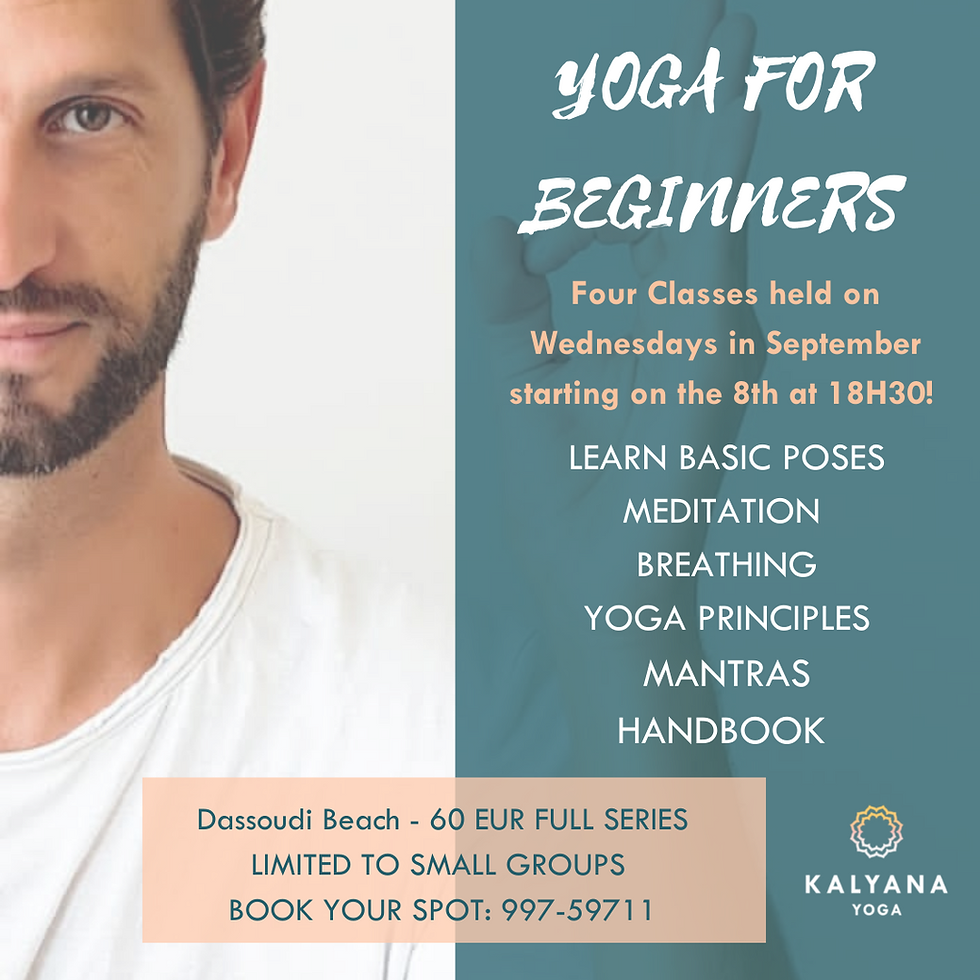 Yoga for Beginners Series Fall Program