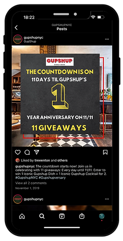 restaurant anniversary giveaway