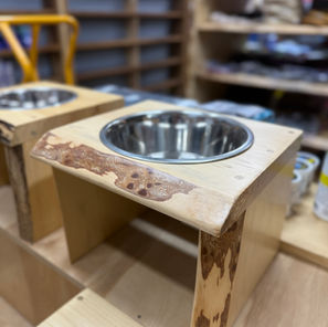 Handcrafted, stylish, and super functional -- we can't keep them in stock. Perfect for your pets OR the perfect gift for your 'hard-to-buy-for' person!