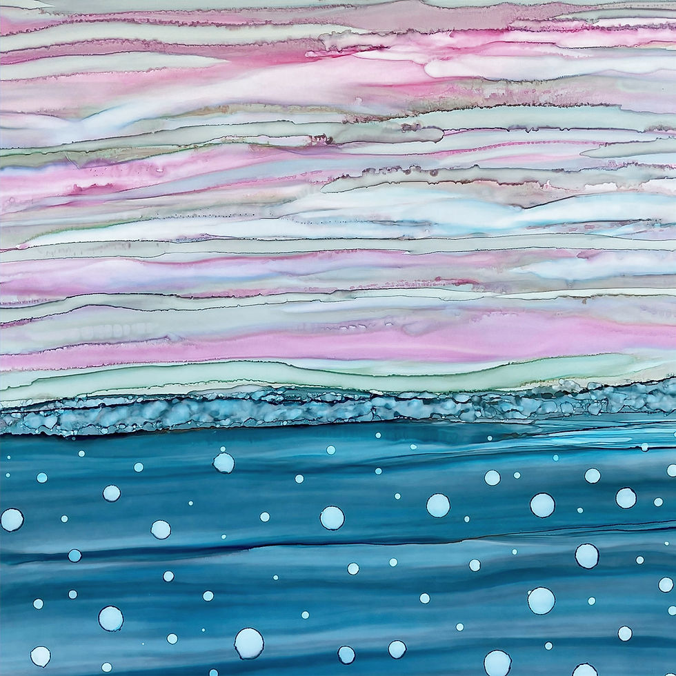 Thumbnail: Adults: Exploration of Alcohol Inks with Nina Yocom! Saturday, Aug. 1st 1-3:00