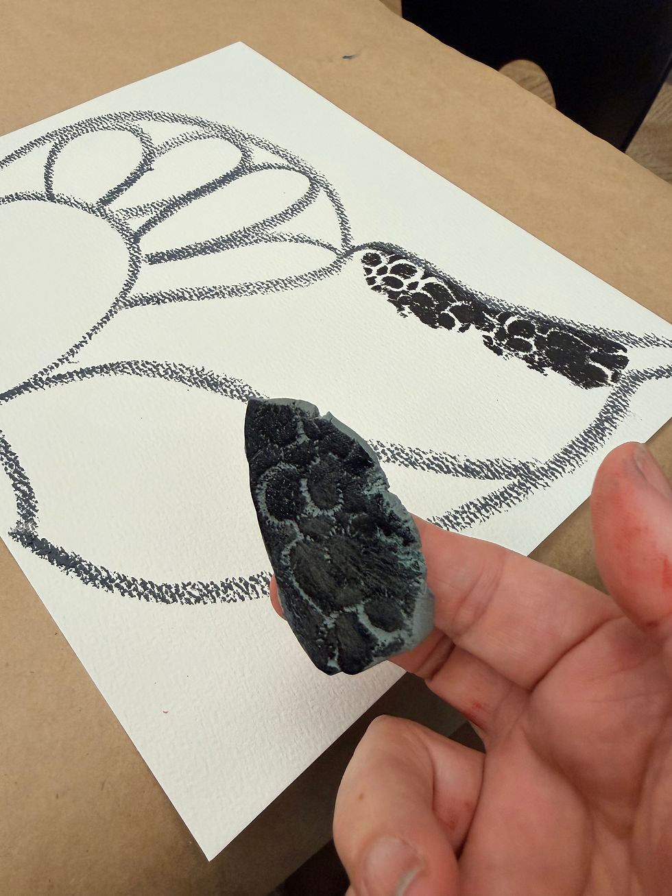 Thumbnail: After-School Art Workshop: Printing with FOUND OBJECTS! Ages 7+, Monday 11/16
