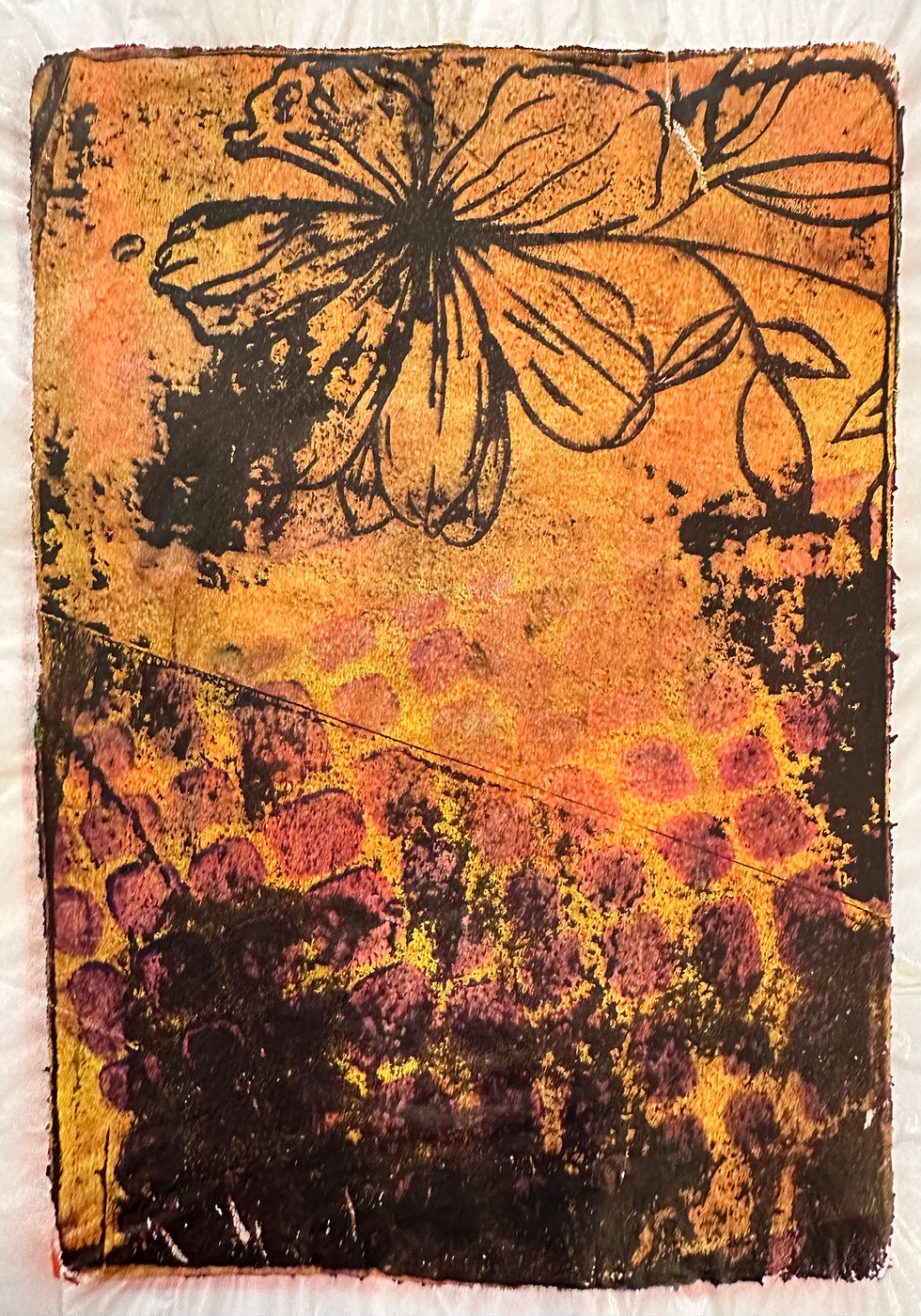Thumbnail: Adults: Exolore Printmaking with Gel Plates: Wednesday, October 14th 6:30-8:30