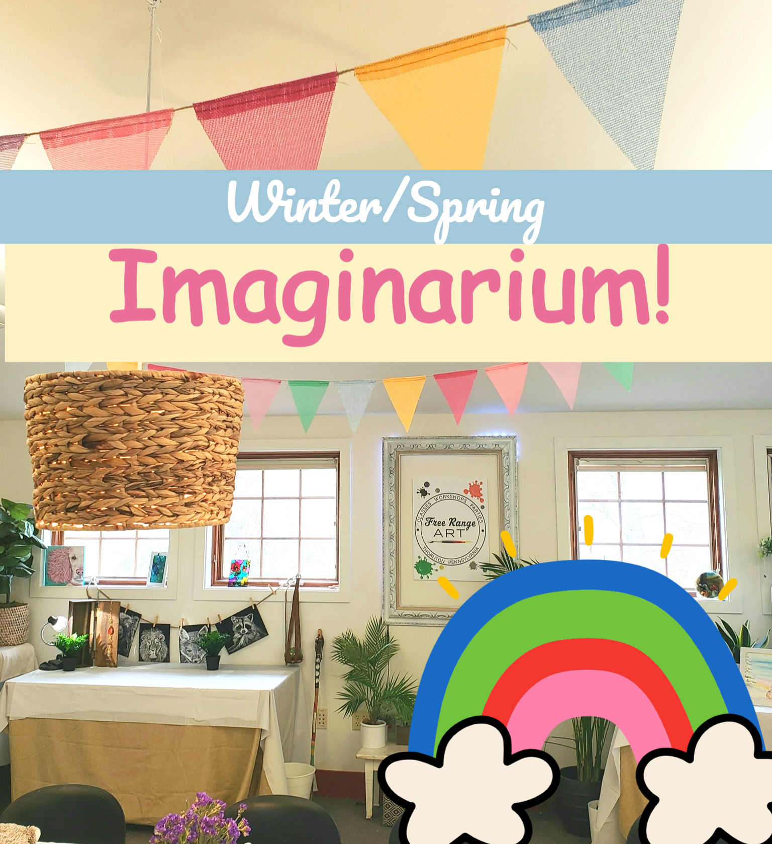 Imaginarium! (Winter/Spring) Homeschool Art: Wed Mornings, bi-weekly, 10-11:30