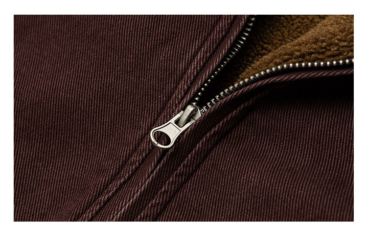 Thumbnail: Japanese Vintage Polar Fleece Jacket Men Winter High Quality Thick Jacket Korean