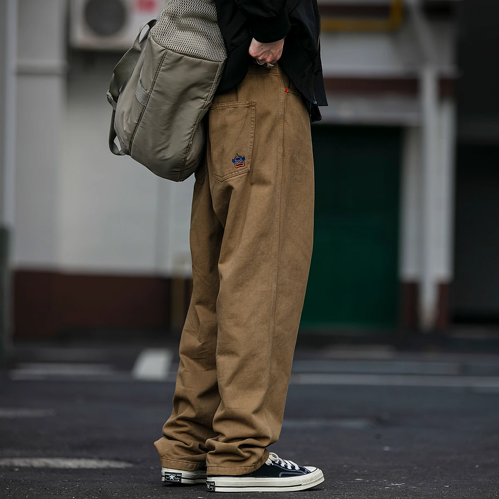 Thumbnail: Japanese Streetwear High Quality Cargo Pants For Men Clothing Harajuku Casual St