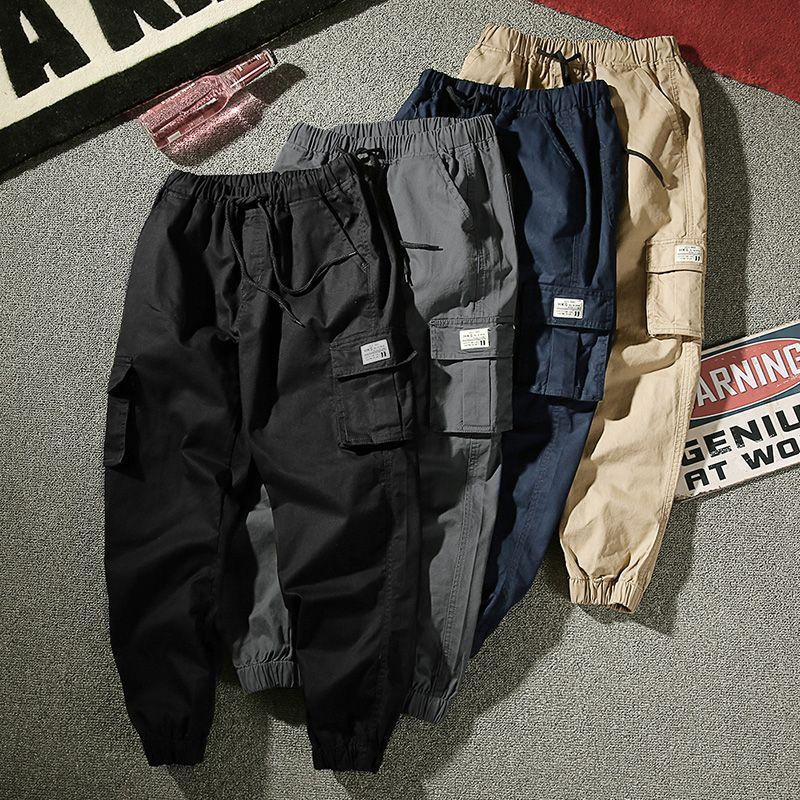 Thumbnail: Camouflage Cargo Pants Men Cotton Streetwear Korean Hip Hop Joggers 7XL Loose Fi