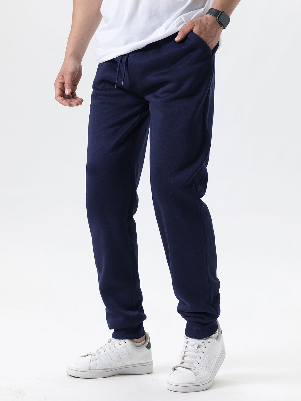 Thumbnail: Mens Casual Pants Autumn Winter Fleece Sweatpants Men Joggers Elastic Waist Spor