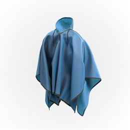 Poncho_ReGen_Blå_regn_v