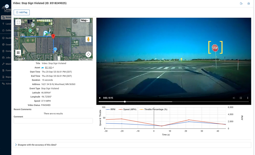 OneView camera view dashboard