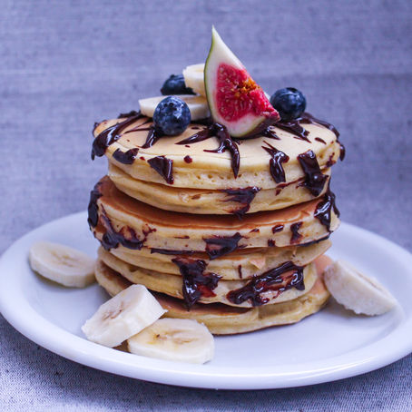 Pancakes sains à la banane 