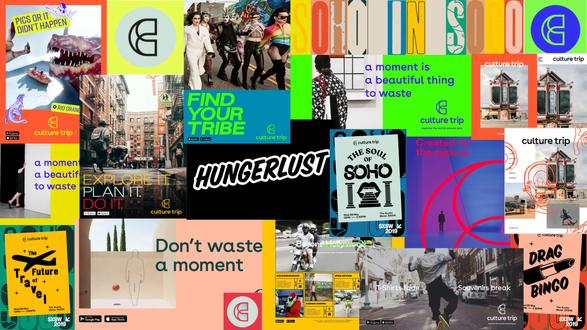 Composition of Culture Trip Ad Creative