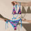 Thumbnail: Regal Bloom recycled string bikini