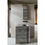 थंबनेल: Silver Travertine Freestanding Large Pedestal Sink, Modern Bathroom Sink