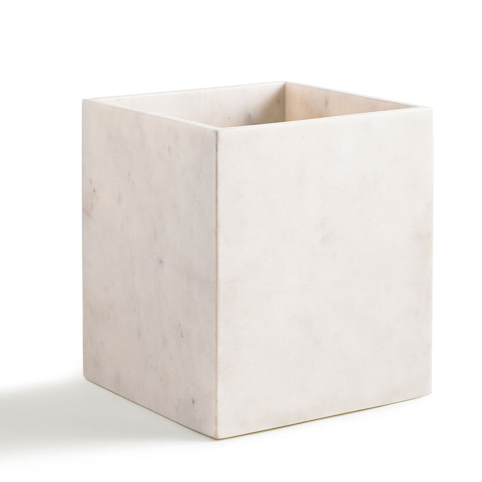 Thumbnail: Stone Bath Accessories (Set of 8), Luxury Bathroom Decor Accessories 