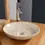 थंबनेल: Creame Italian Marble Vanity Top Bathroom Sink 