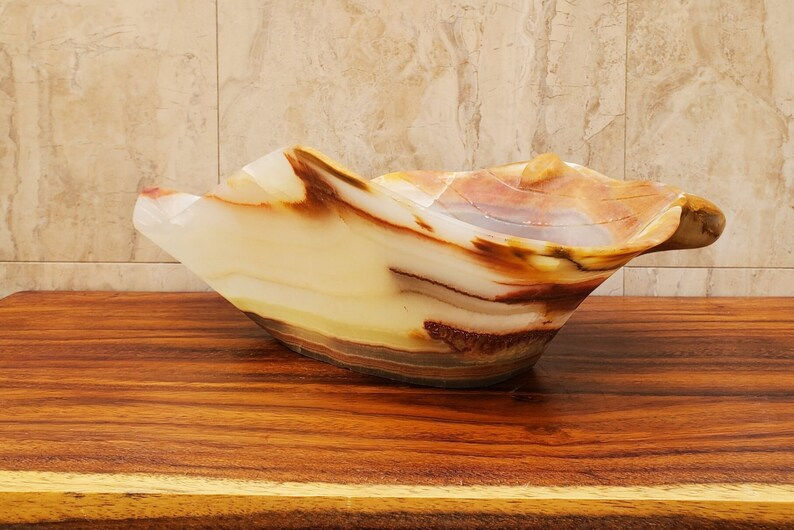 थंबनेल: Onyx Countertop Wash Basin Sink, Luxury Bathroom Decor Washbasin Sink 