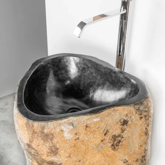 थंबनेल: Rustic Freestanding Pedestal Washbasin Sink 