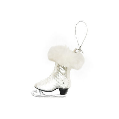 Glass Skate Ornament