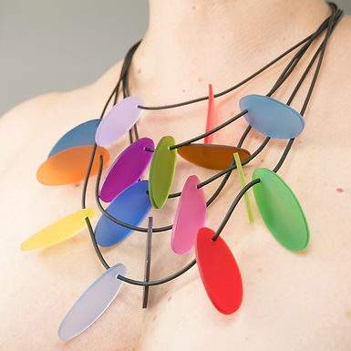 Resin Rainbow Jewelry Collection