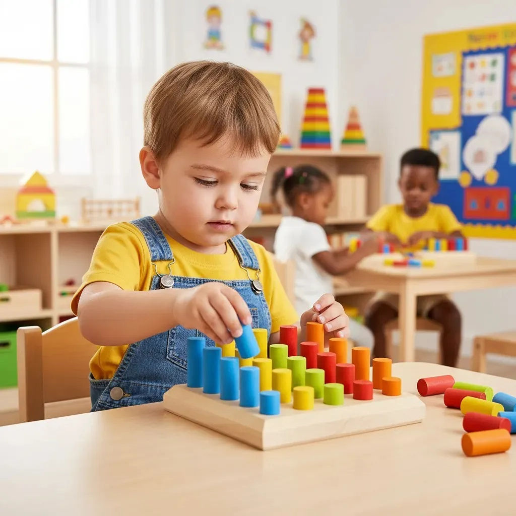 Pinos de Encaixe Educativo em Madeira