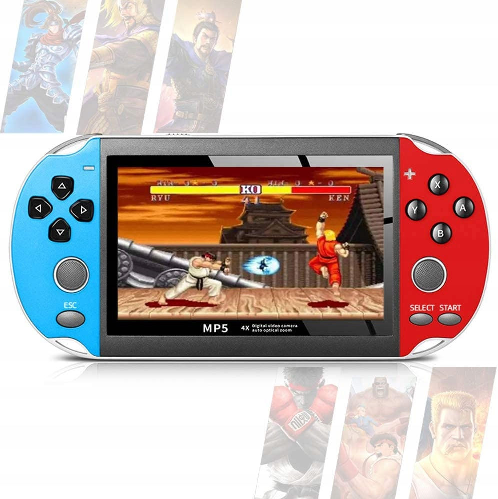 Mini Game Portátil Arcade MP5 com 10.000 Jogos